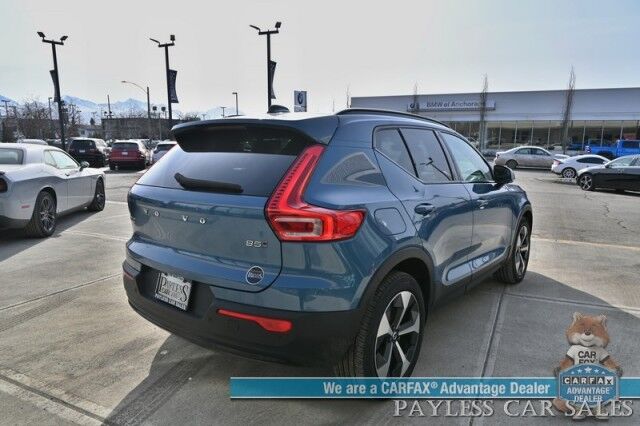 2024 Volvo XC40 Core / Dark Theme / AWD / Power & Heated Leather Seats / Panoramic Sunroof / Navigation / Apple CarPlay & Android Auto / Backup Camera / Lane Departure & Blind Spot Alert / Keyless Entry & Start / 30 MPG / 1-Owner Anchorage AK