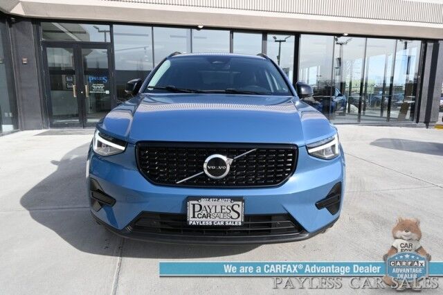 2024 Volvo XC40 Core / Dark Theme / AWD / Power & Heated Leather Seats / Panoramic Sunroof / Navigation / Apple CarPlay & Android Auto / Backup Camera / Lane Departure & Blind Spot Alert / Keyless Entry & Start / 30 MPG / 1-Owner Anchorage AK