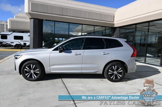 2024 Volvo XC60 Core Dark Theme / AWD / Power & Heated Leather Seats / Navigation / Panoramic Sunroof / Adaptive Cruise / Blind Spot & Lane Alert / Apple CarPlay & Android Auto / Back Up Camera / Keyless Entry & Start / 1-Owner Anchorage AK