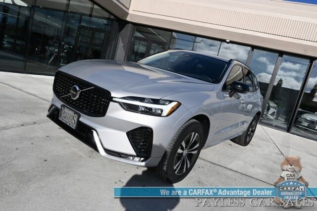 2024 Volvo XC60 Core Dark Theme / AWD / Power & Heated Leather Seats / Navigation / Panoramic Sunroof / Adaptive Cruise / Blind Spot & Lane Alert / Apple CarPlay & Android Auto / Back Up Camera / Keyless Entry & Start / 1-Owner Anchorage AK
