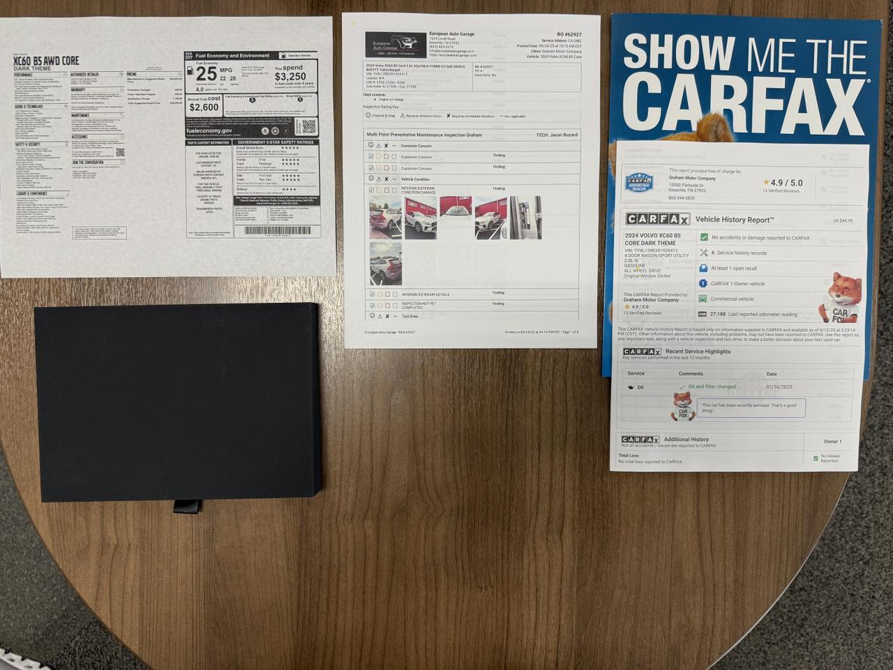 2024 Volvo XC60 Core Dark Theme Knoxville TN