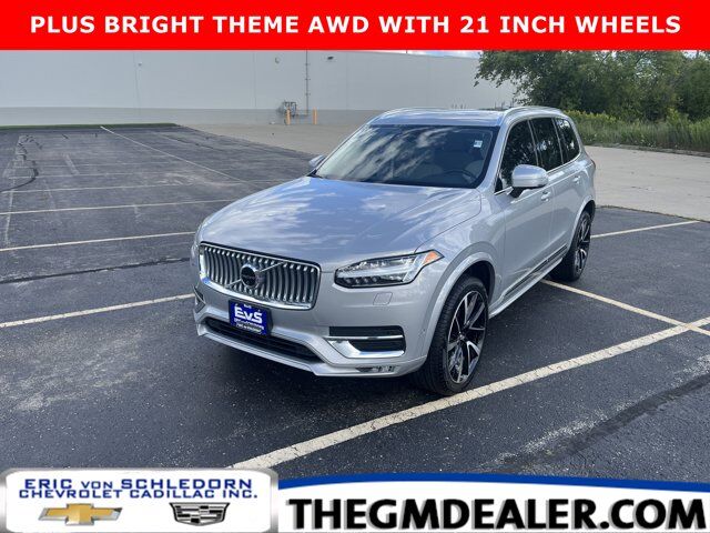 2024 Volvo XC90 Plus Bright Theme AWD w/AdaptiveCruise Sunroof 21s harmon/kardonSound HtdSteeringWheel 360-SrrndView Milwaukee WI
