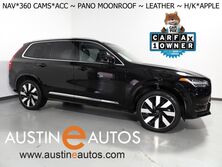 Volvo XC90 Recharge T8 eAWD Plug-In Hybrid Plus *NAVIGATION, ADAPTIVE CRUISE, SAFETY ALERTS, 360 VIEW CAMERAS, PANORAMA MOONROOF, LEATHER, HEATED SEATS/STEERING, REMOTE START, 21 INCH WHEELS, HARMAN/KARDON, APPLE CARPLAY 2024
