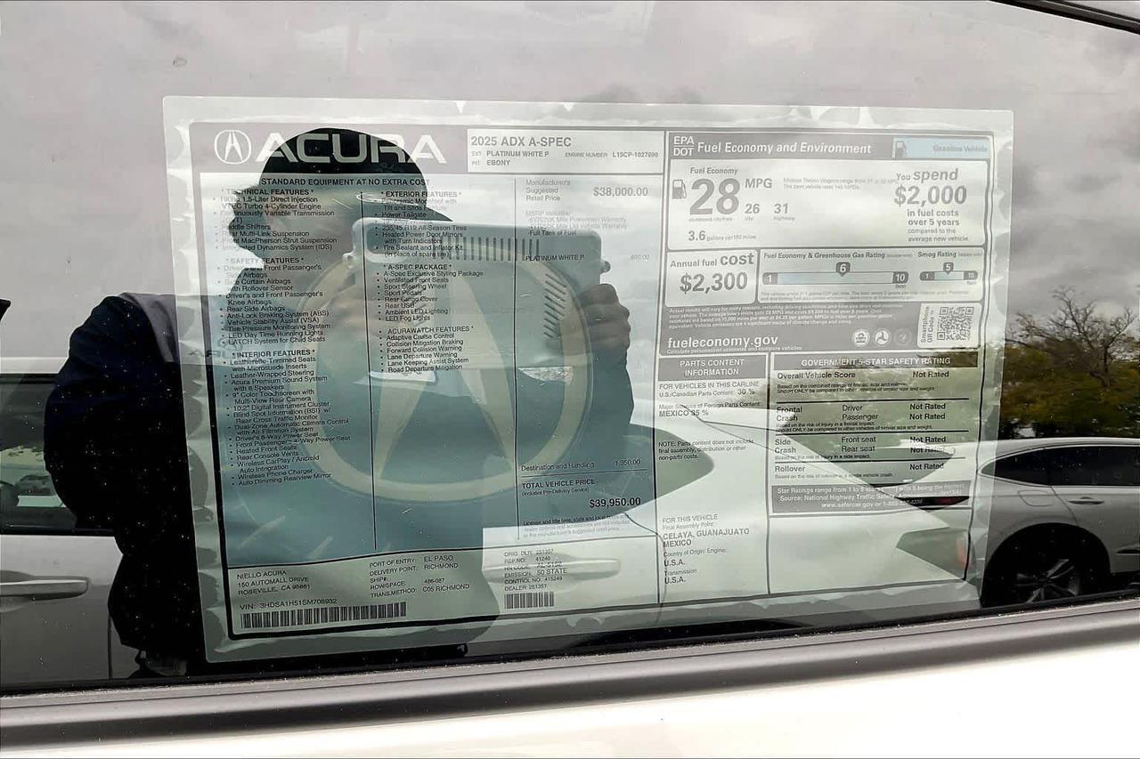 2025 Acura ADX w/A-Spec Package Roseville CA