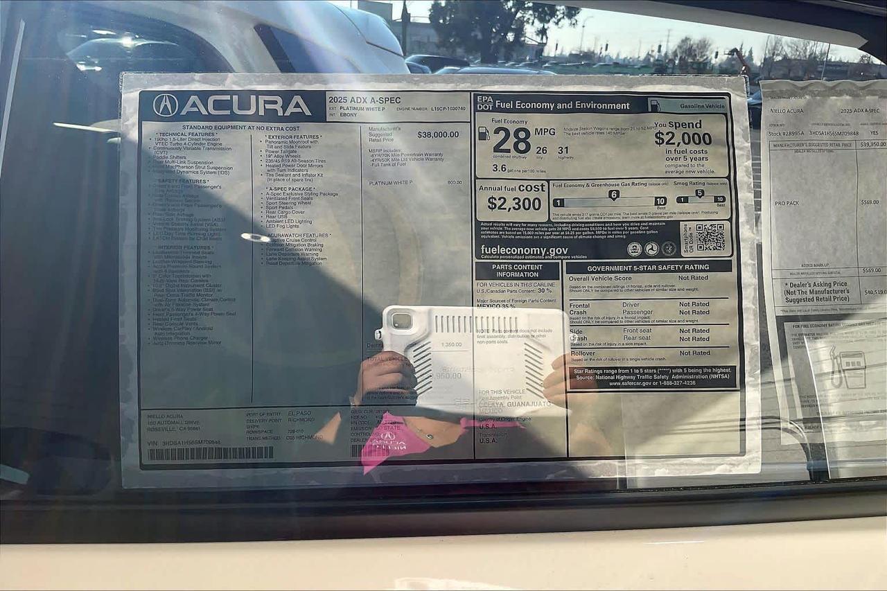 2025 Acura ADX w/A-Spec Package Roseville CA