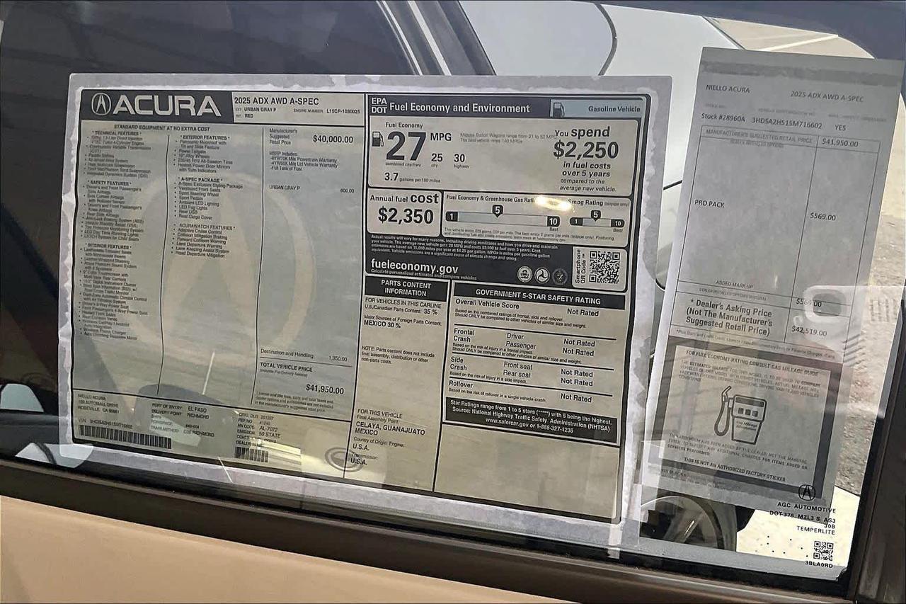 2025 Acura ADX w/A-Spec Package Roseville CA