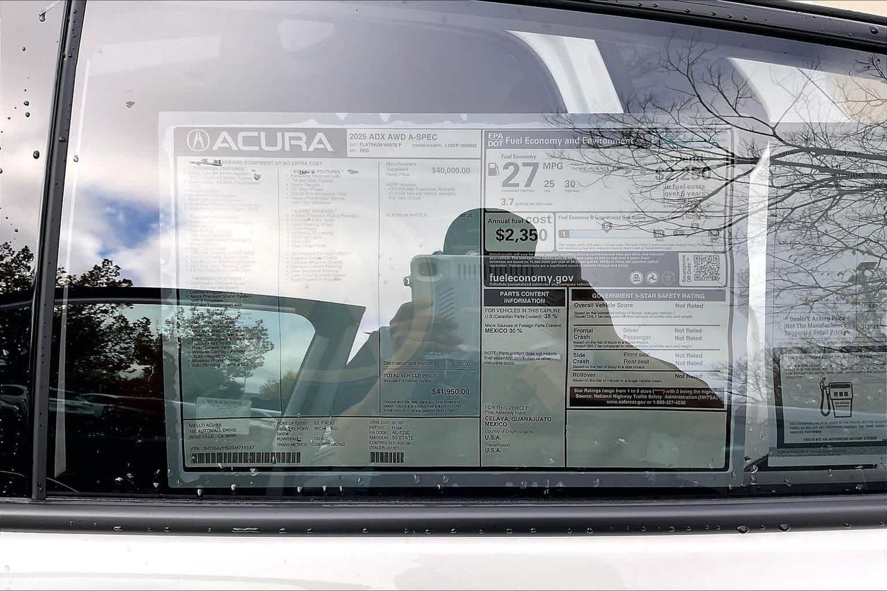 2025 Acura ADX w/A-Spec Package Roseville CA