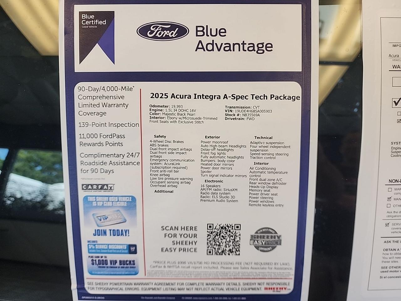 2025 Acura Integra A-Spec Tech Package Richmond VA