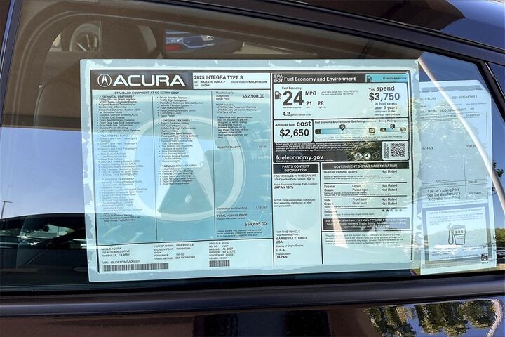 2025 Acura Integra Type S Roseville CA