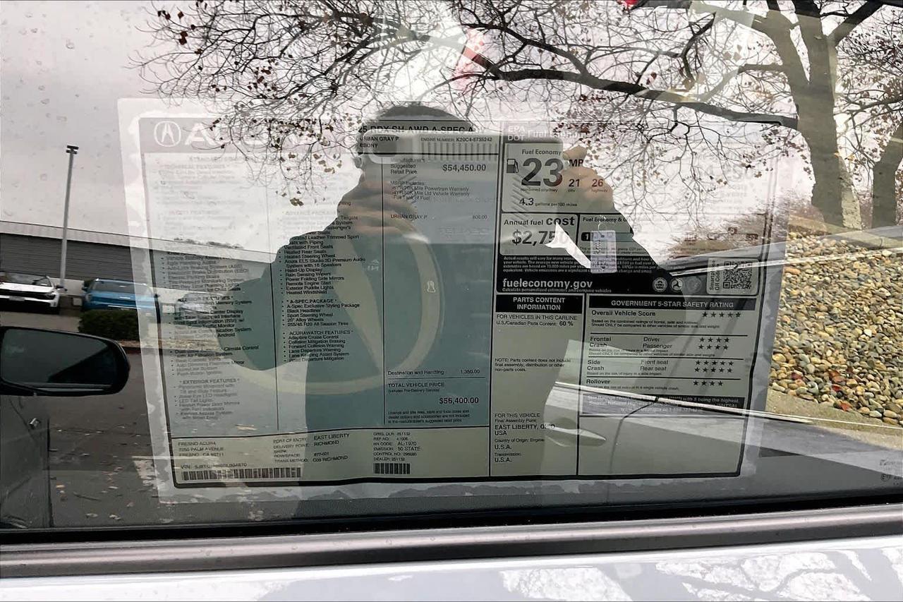 2025 Acura RDX w/A-Spec Advance Package Roseville CA