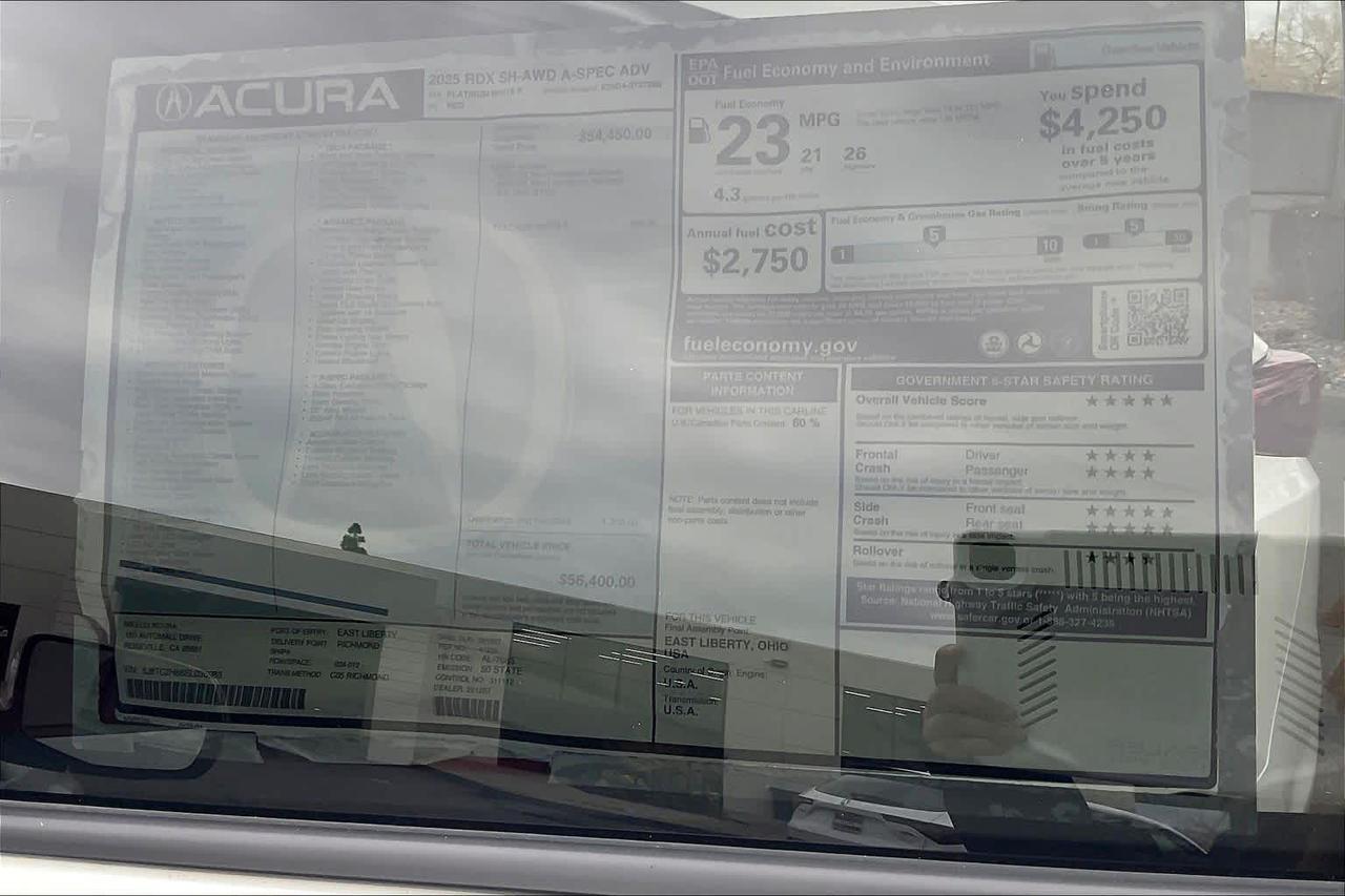 2025 Acura RDX w/A-Spec Advance Package Roseville CA