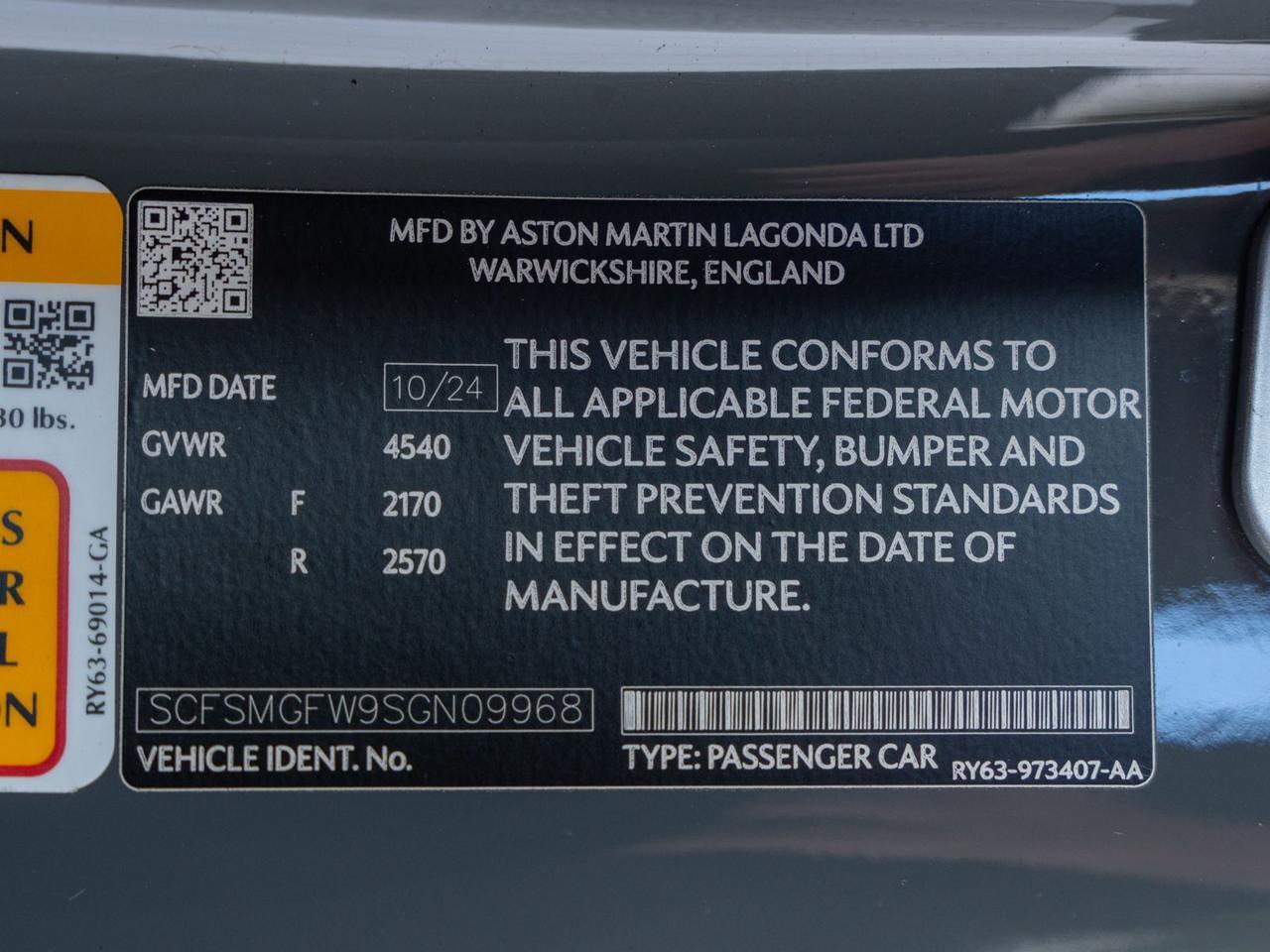 2025 Aston Martin Vantage Lawrence KS
