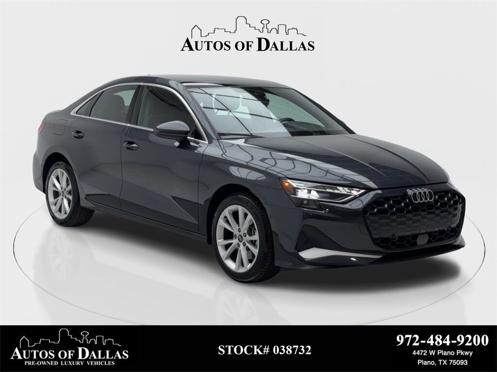 2025 Audi A3 40 Premium CAM,PANO,HTD STS,BLIND SPOT Plano TX
