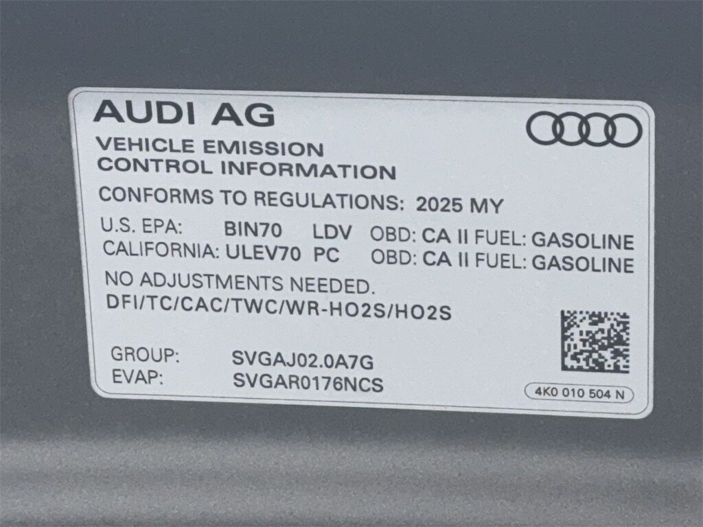 2025 Audi A6 2.0T Premium Plus NAV,CAM,SUNROOF,HTD STS,BLIND SP Plano TX