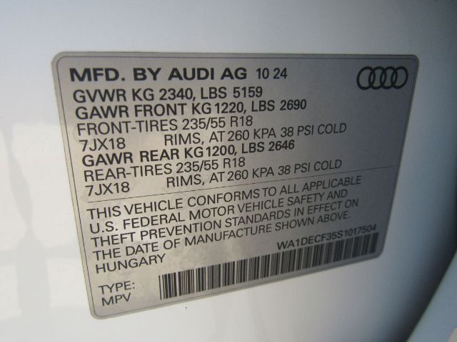 2025 Audi Q3 Premium 45 TFSI S line quattro Tiptronic Plano TX