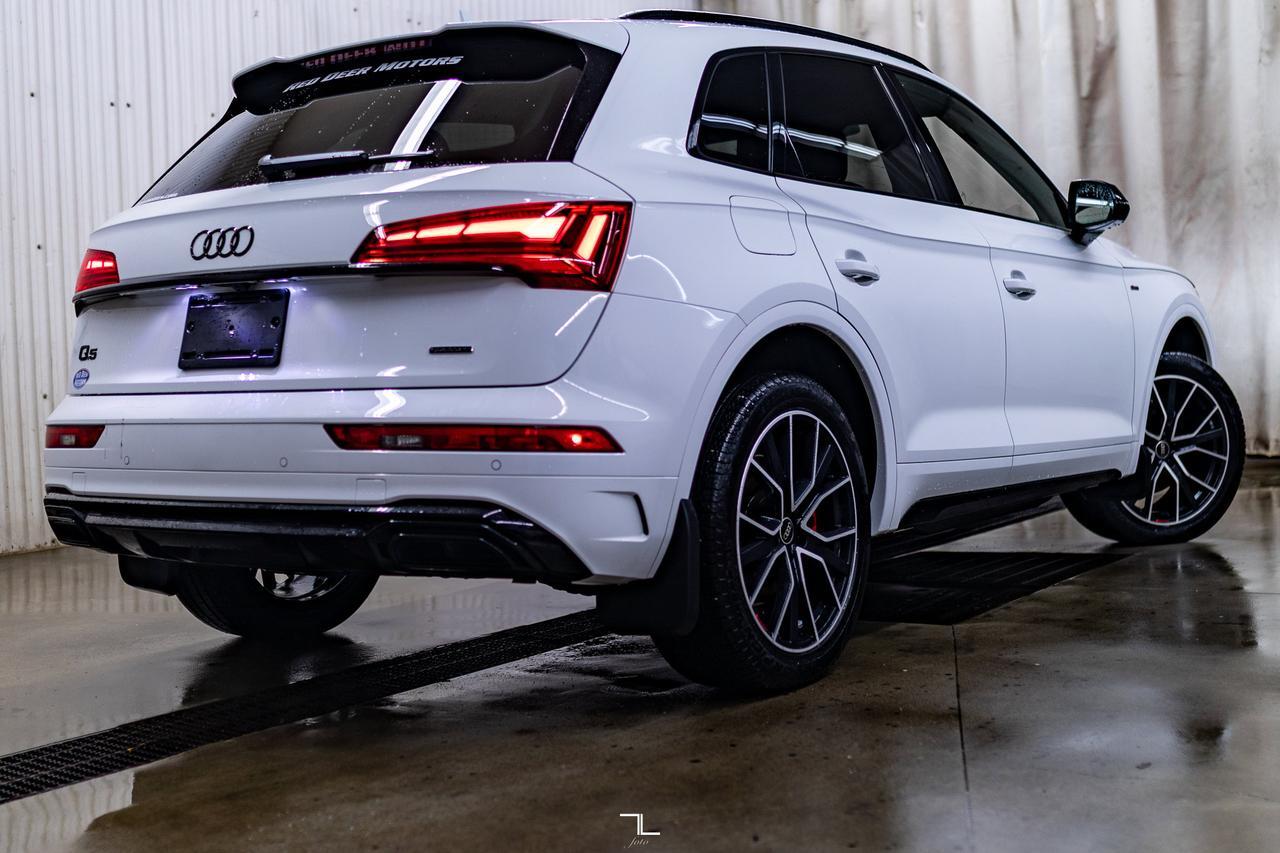 2025 Audi Q5 Quattro Progressiv S-Line Black Optics Leather Roof Nav Red Deer AB