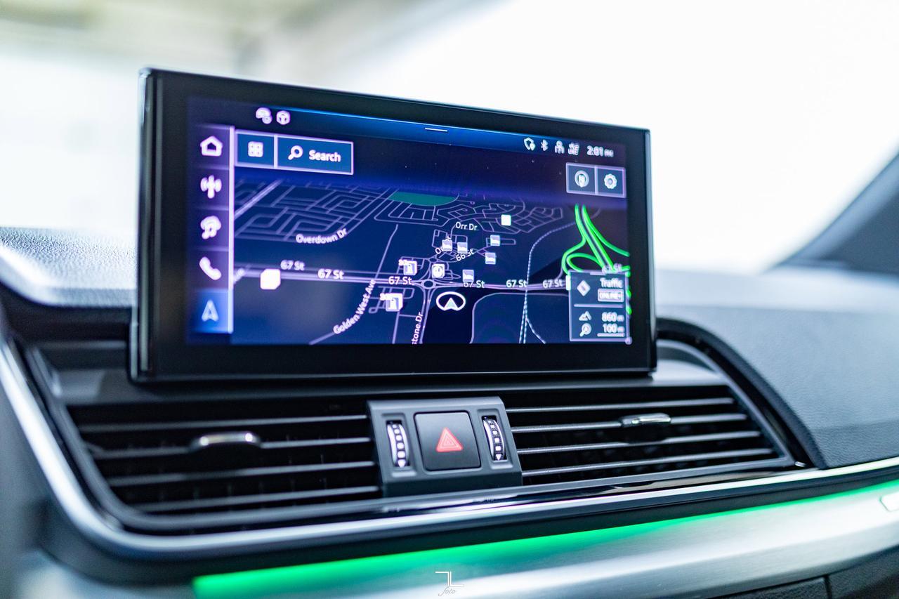 2025 Audi Q5 Quattro Progressiv S-Line Black Optics Leather Roof Nav Red Deer AB