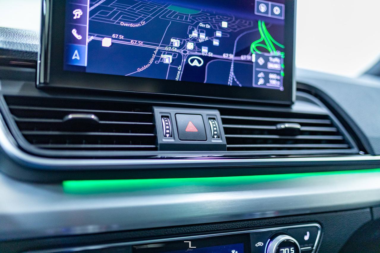 2025 Audi Q5 Quattro Progressiv S-Line Black Optics Leather Roof Nav Red Deer AB