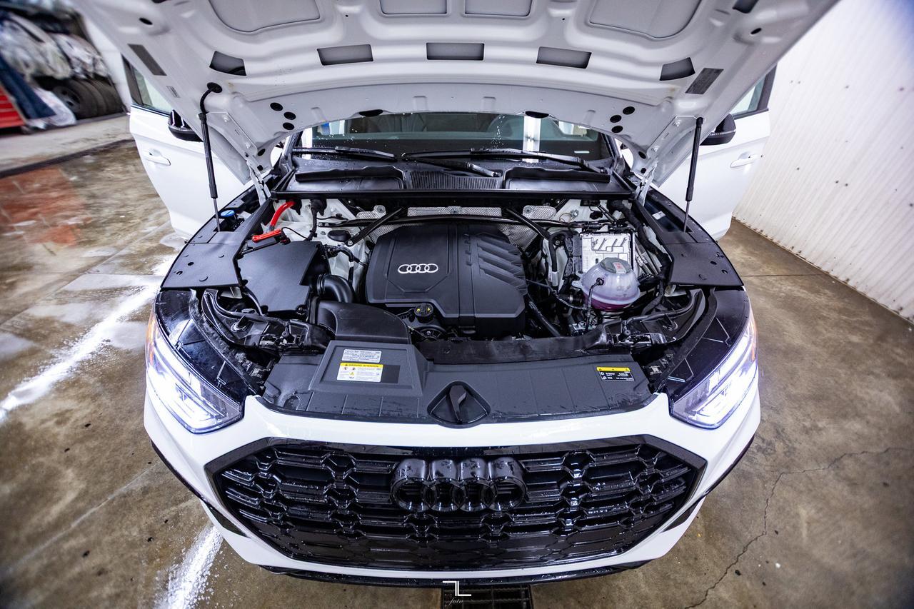 2025 Audi Q5 Quattro Progressiv S-Line Black Optics Leather Roof Nav Red Deer AB