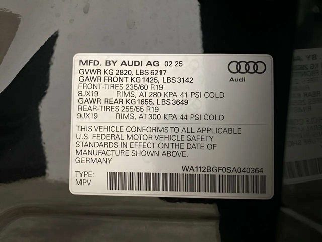 2025 Audi Q6 e-tron Premium Dallas TX