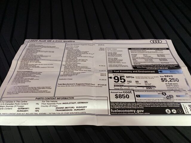 2025 Audi Q6 e-tron Premium Plus Dallas TX