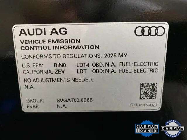 2025 Audi Q6 e-tron Premium Plus Dallas TX
