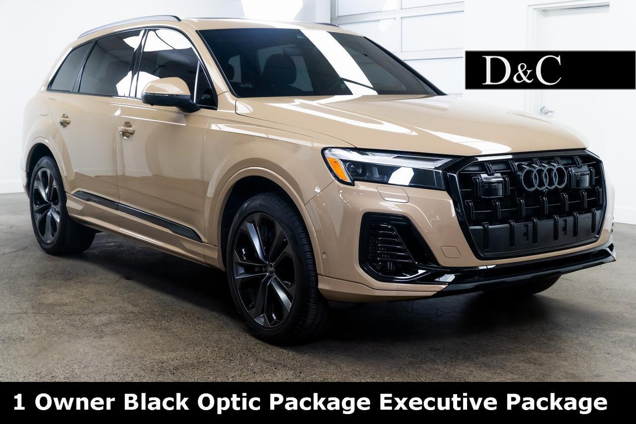 2025 Audi Q7 55 Premium Plus 1 Owner Black Optic Package Executive Package Portland OR