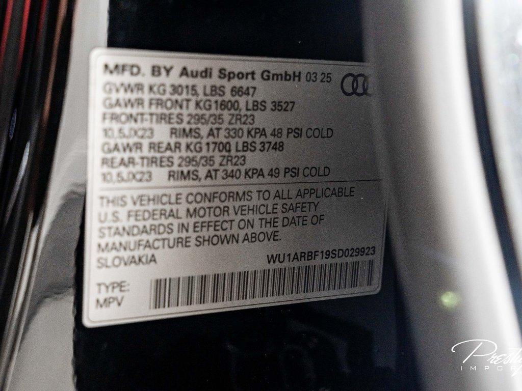 2025 Audi Rs Q8 performance 4.0 TFSI quattro North Miami Beach FL