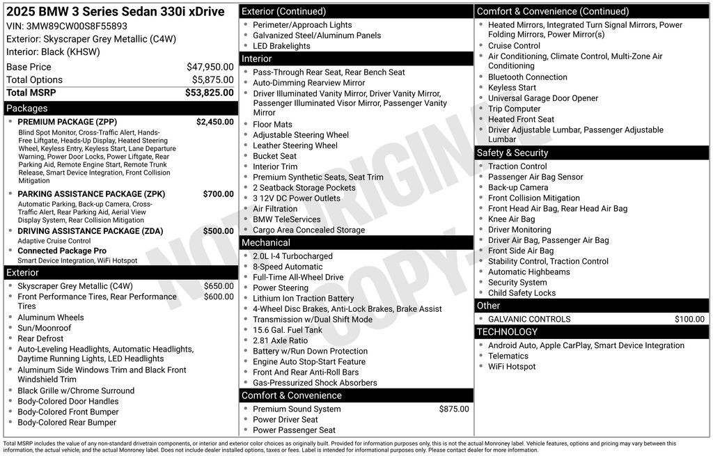2025 BMW 3 Series 330i xDrive San Clemente CA