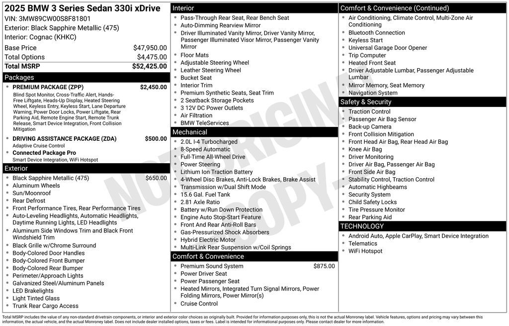 2025 BMW 3 Series 330i xDrive San Clemente CA