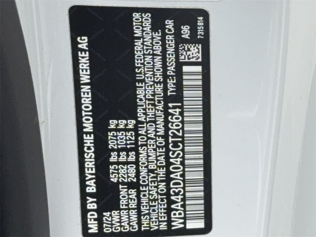 2025 BMW 4 Series 430i SPORT LINE,NAV,CAM,SUNROOF,HEADS UP Plano TX
