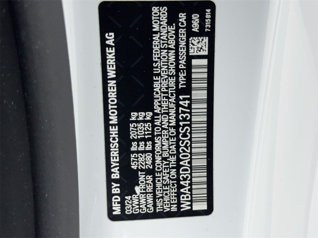 2025 BMW 4 Series 430i SPORT LINE,NAV,CAM,SUNROOF,HTD STS,BLIND SPOT Plano TX