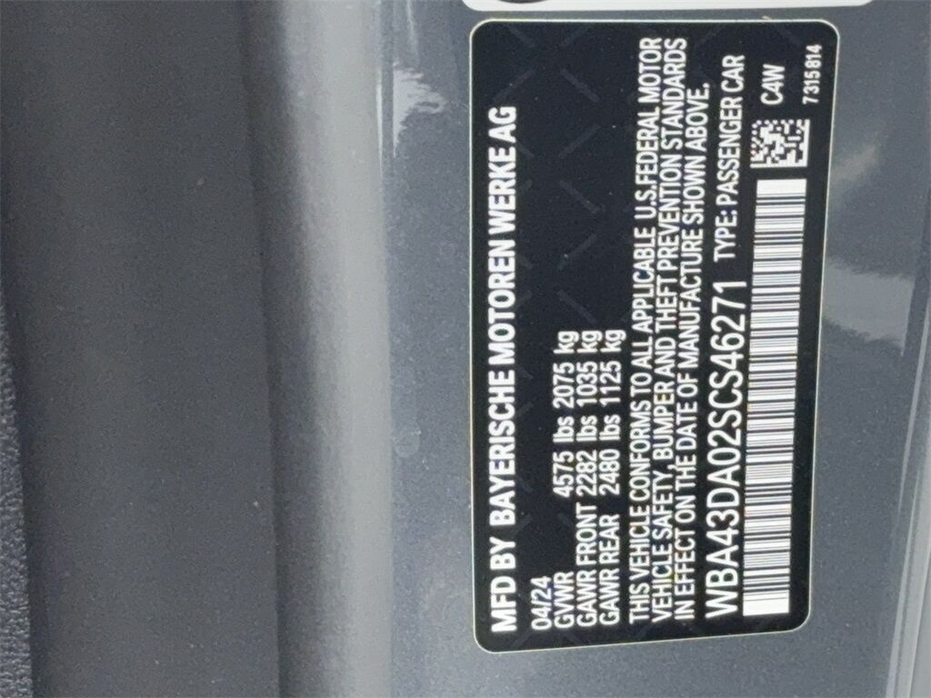 2025 BMW 4 Series 430i SPORT LINE,NAV,CAM,SUNROOF,HTD STS,BLIND SPOT Plano TX