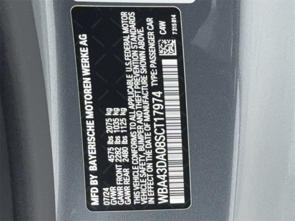 2025 BMW 4 Series 430i SPORT LINE,NAV,CAM,SUNROOF,HTD STS,HEADS UP Plano TX