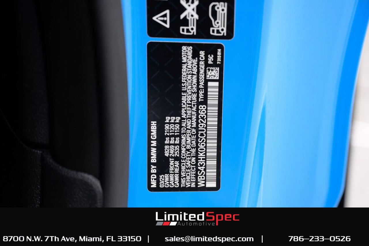 2025 BMW 4 Series M4CS Miami FL