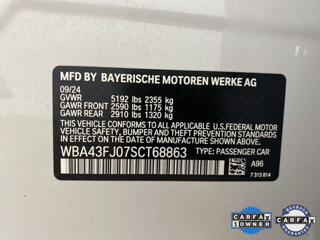 2025 BMW 5 Series 530i Dallas TX