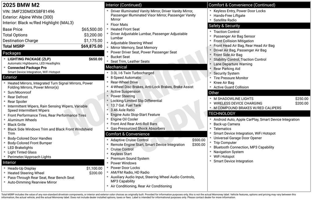 2025 BMW M2 Base San Clemente CA