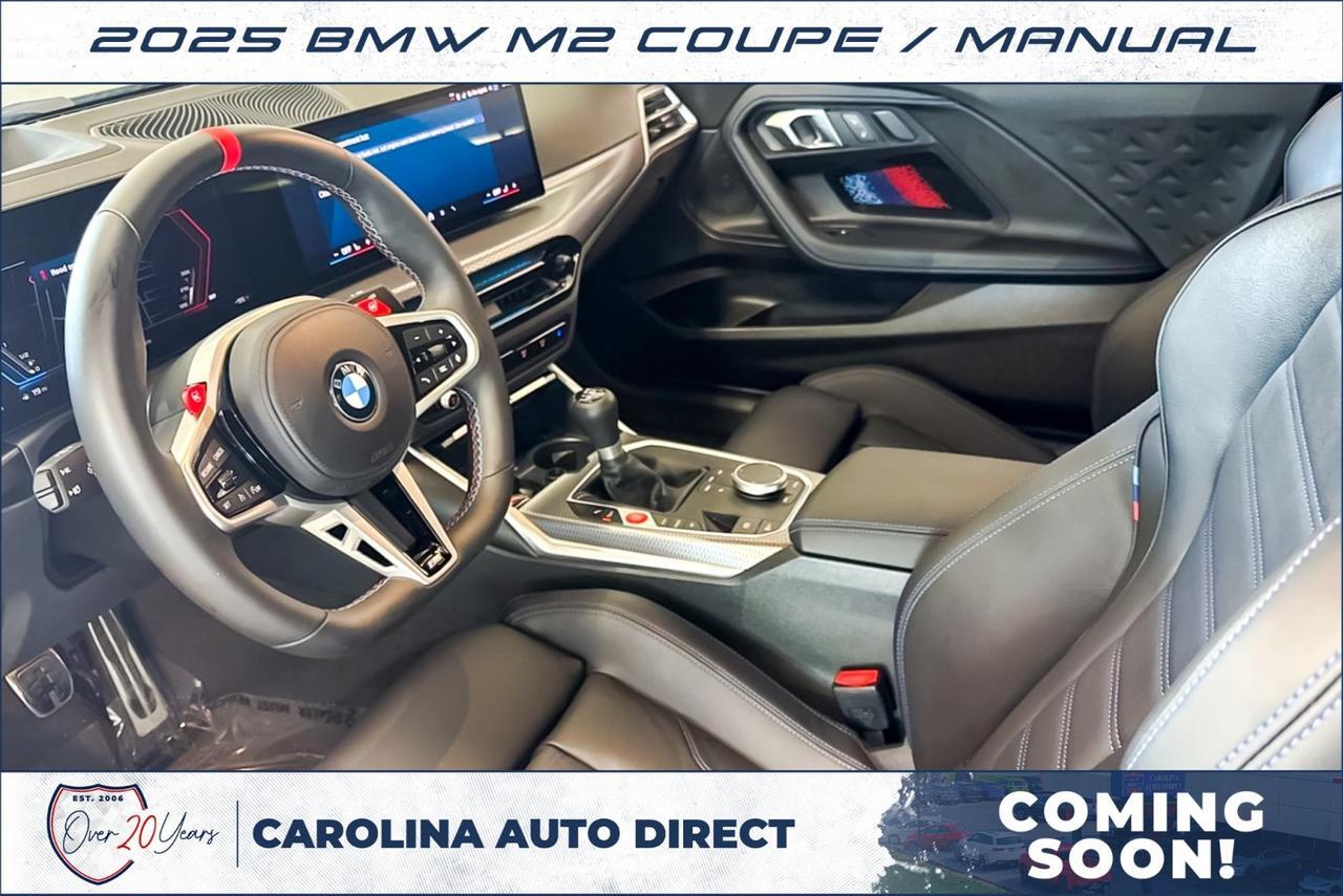 2025 BMW M2 Coupe / Manual / Live Cockpit / Coming Soon! Lincolnton NC