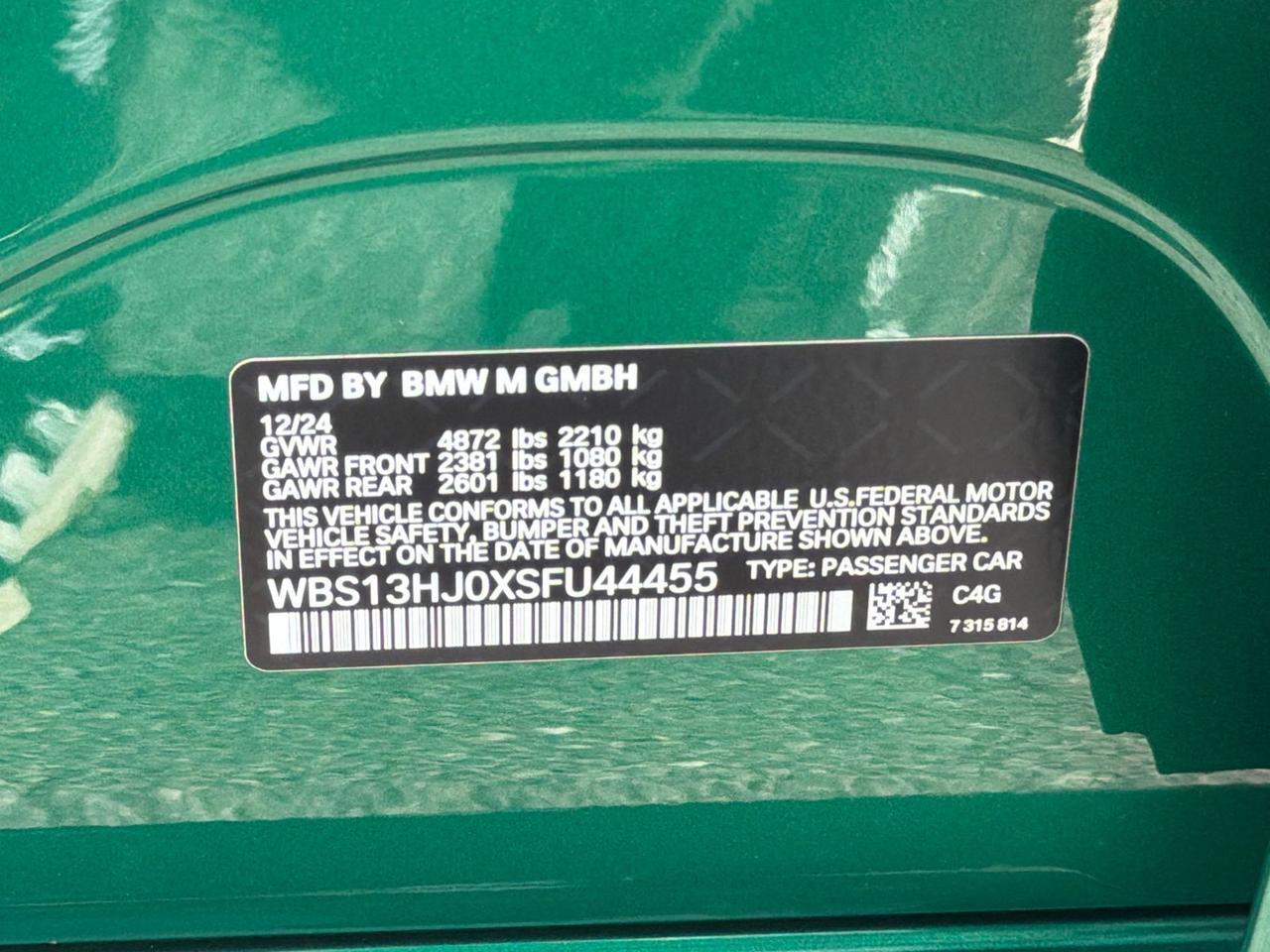 2025 BMW M3 Base Hagerstown MD