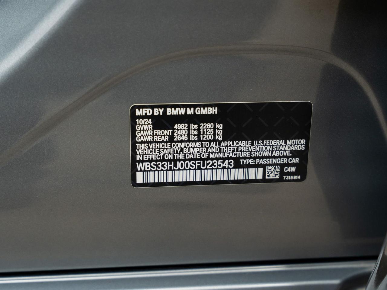 2025 BMW M3 Competition Ft Lauderdale FL