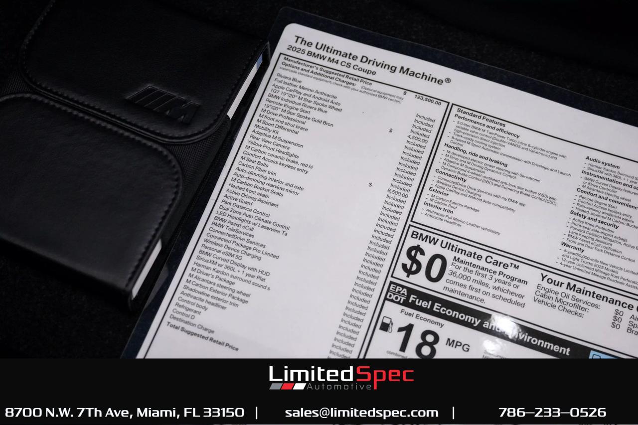 2025 BMW M4 CS Miami FL