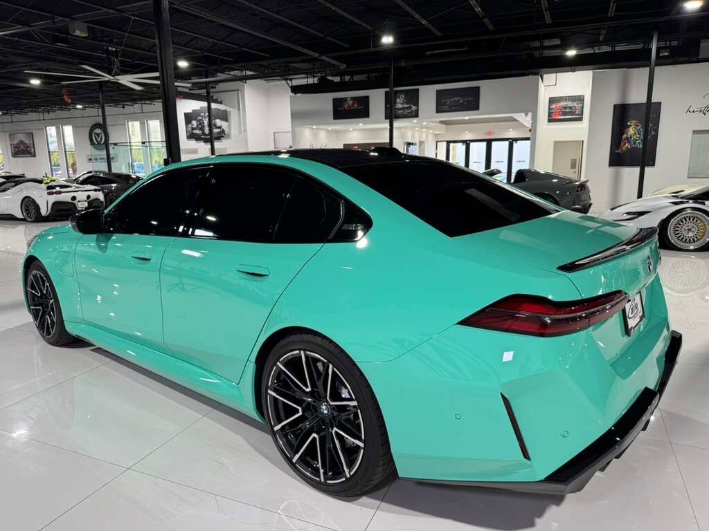 2025 BMW M5 Individual Mint Green paint, Bowers & Wilkins audio system, carbon galore AND MUCH MORE!! Fort Lauderdale FL