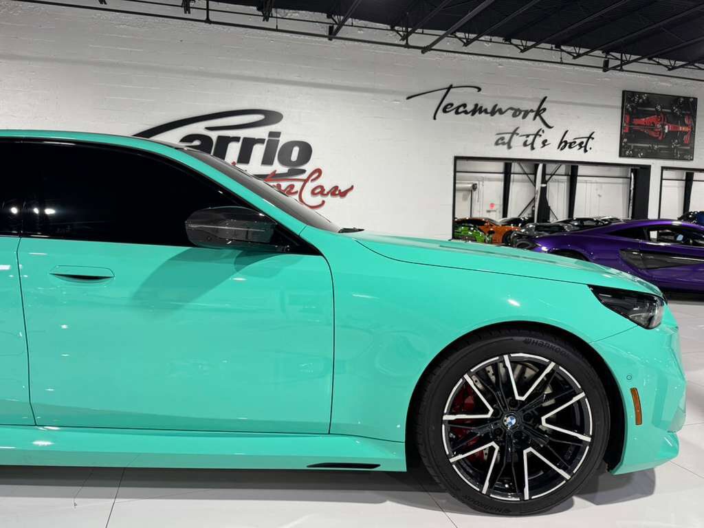2025 BMW M5 Individual Mint Green paint, Bowers & Wilkins audio system, carbon galore AND MUCH MORE!! Fort Lauderdale FL