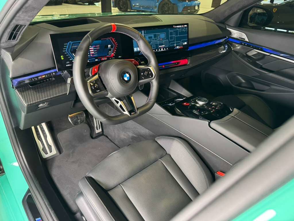2025 BMW M5 Individual Mint Green paint, Bowers & Wilkins audio system, carbon galore AND MUCH MORE!! Fort Lauderdale FL