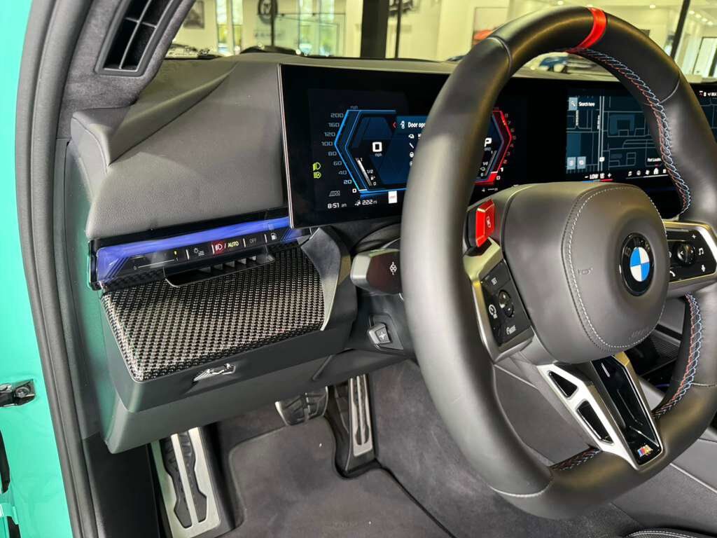 2025 BMW M5 Individual Mint Green paint, Bowers & Wilkins audio system, carbon galore AND MUCH MORE!! Fort Lauderdale FL