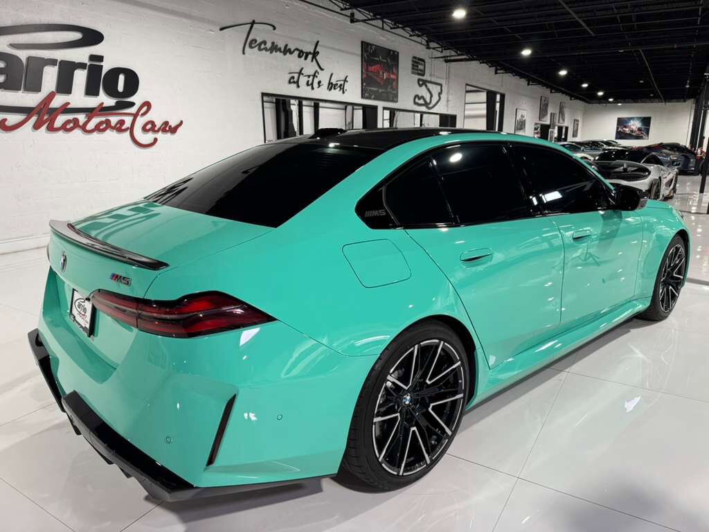 2025 BMW M5 Individual Mint Green paint, Bowers & Wilkins audio system, carbon galore AND MUCH MORE!! Fort Lauderdale FL