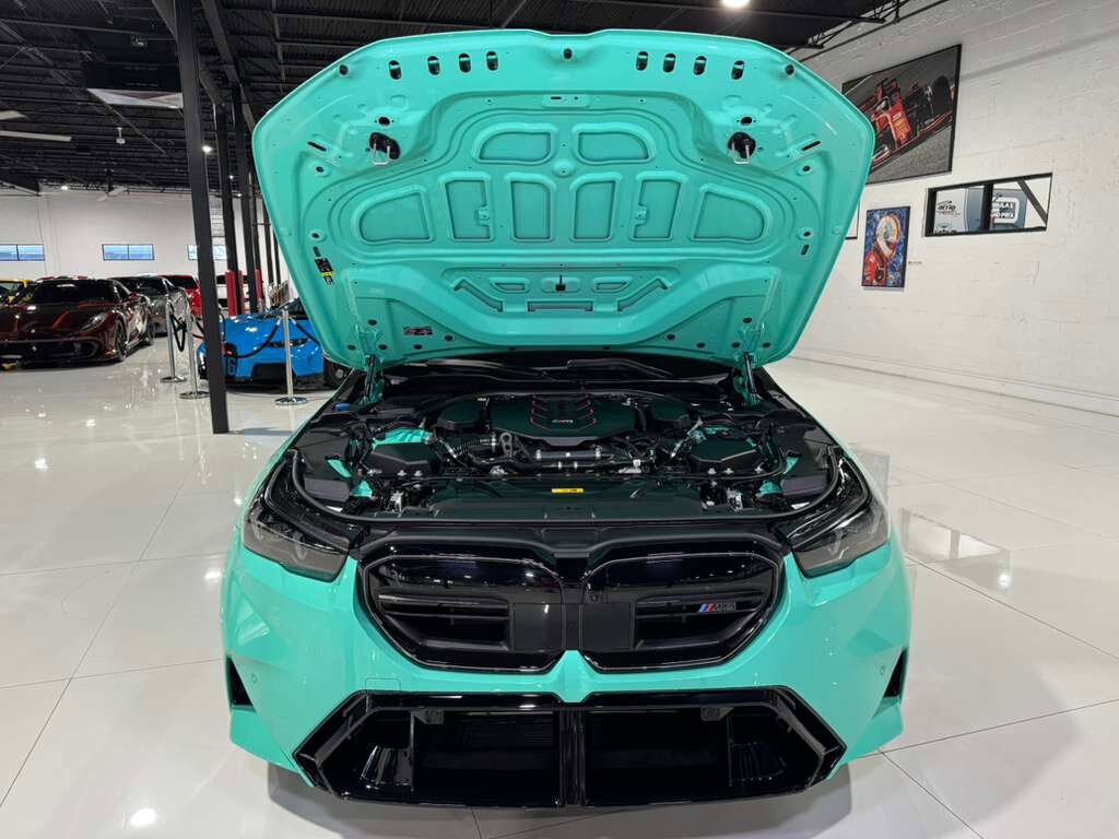 2025 BMW M5 Individual Mint Green paint, Bowers & Wilkins audio system, carbon galore AND MUCH MORE!! Fort Lauderdale FL