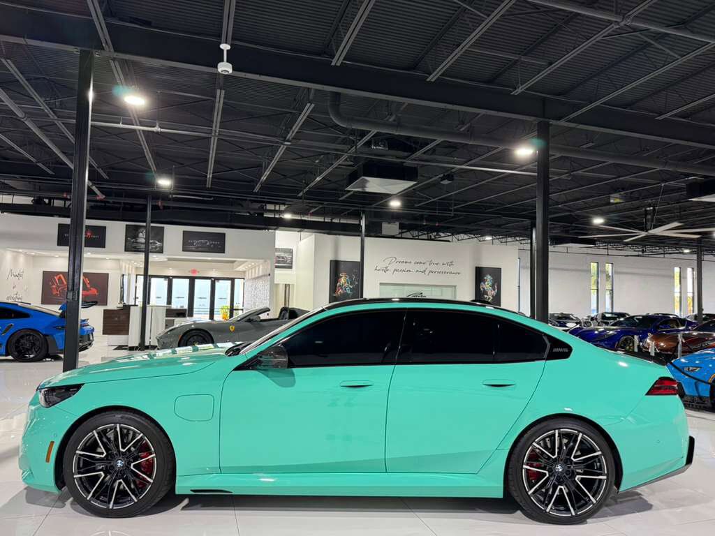 2025 BMW M5 Individual Mint Green paint, Bowers & Wilkins audio system, carbon galore AND MUCH MORE!! Fort Lauderdale FL