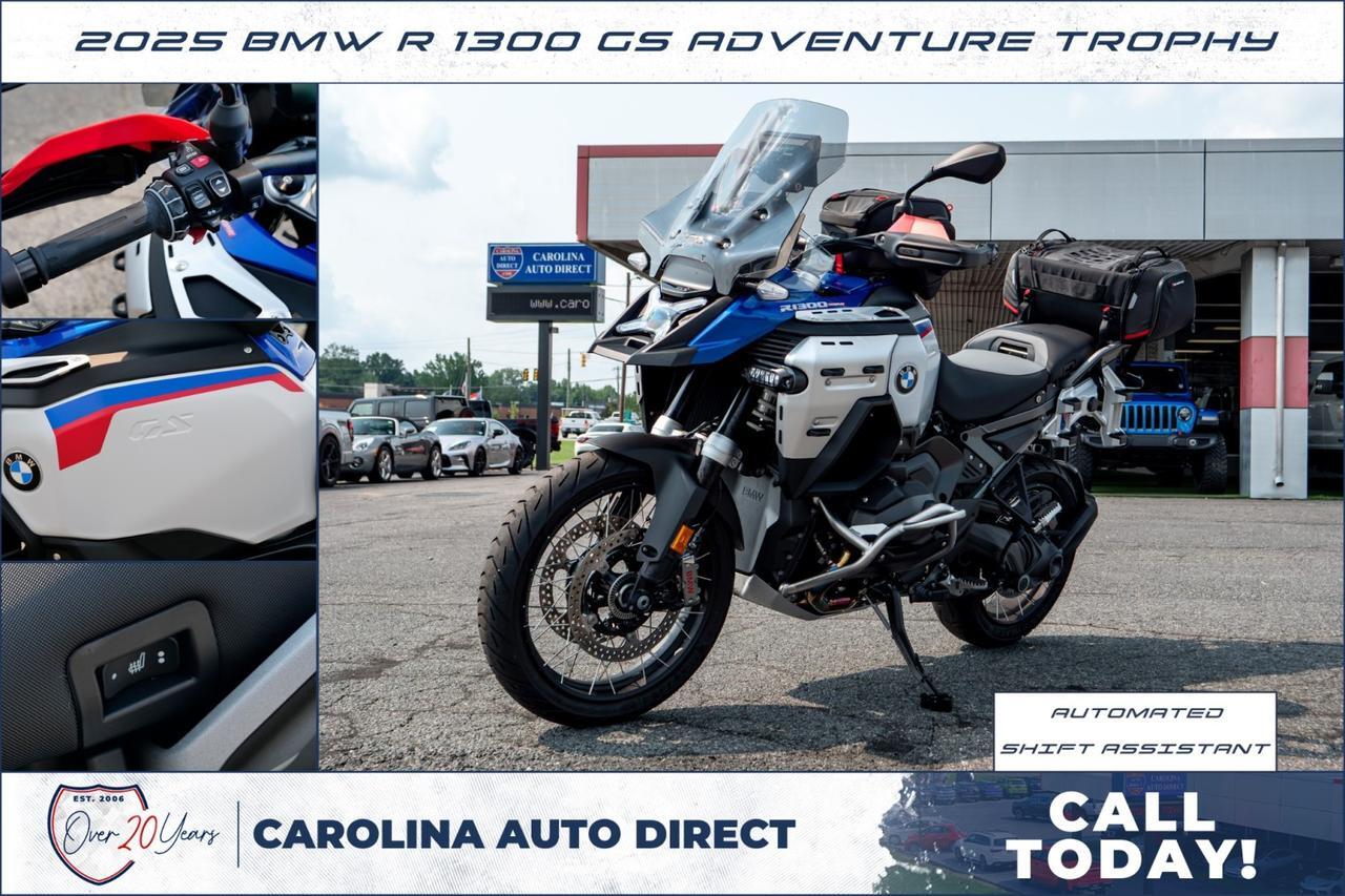 2025 BMW R 1300 GS Adventure Trophy / Automated Shift Assistant!