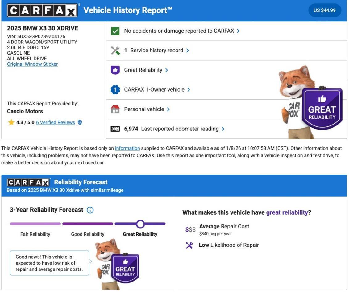 2025 BMW X3 30 xDrive M Sport Package Loaded $61k MSRP Scottsdale AZ